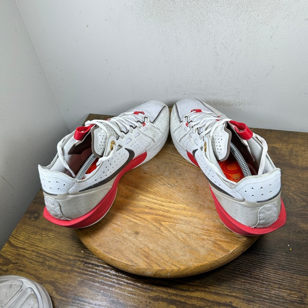 Nike Air Zoom GT Cut 3 White Black University Red DV2913-105 Mens Size 11.5 - Picture 6 of 8